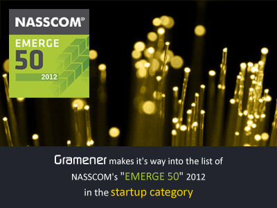 Gramener is a winner of the Emerge 50 awards