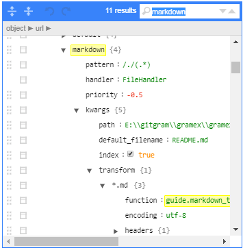 Config viewer