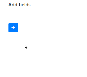 Add fields and reorder