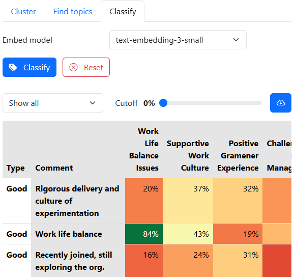 Classify: Classify screenshot