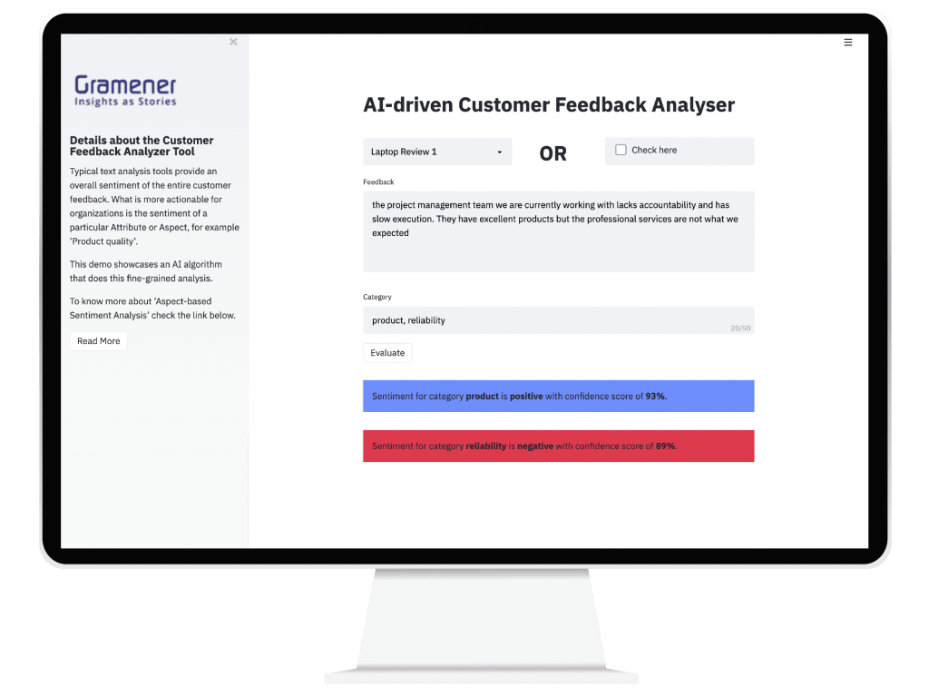 Aspect Based Sentiment Analysis (ABSA) - AI Powered Analyzer For Customer Feedback